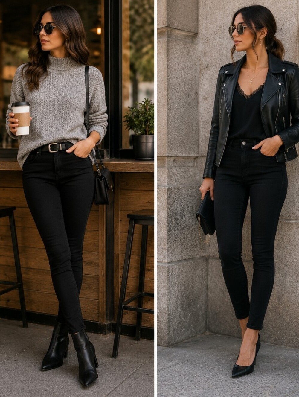 CABI BLACK SKINNY JEANS (3941)